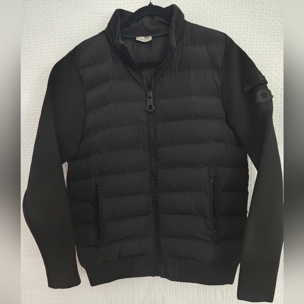 Moncler Black Puffer Jacket for Men